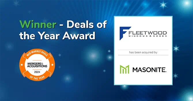 Kroll's Industrials Team Wins Middle-Market M&A Deal of the Year