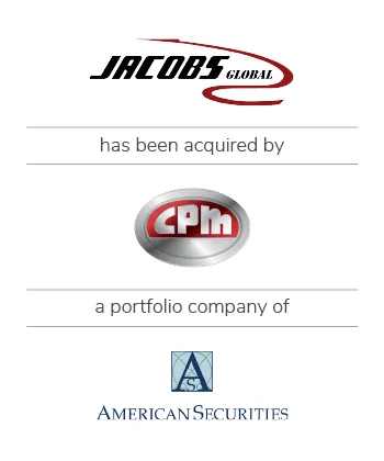 Kroll's Industrials Investment Banking Practice Advised Jacobs Corporation on Its Sale to CPM