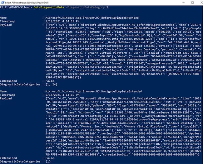 Parsing Diagnostic Data With Powershell and Enhanced Logging